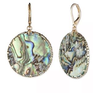 Lonna & Lilly 💛💚 Gold Tone Disc Drop Earrings 🟡